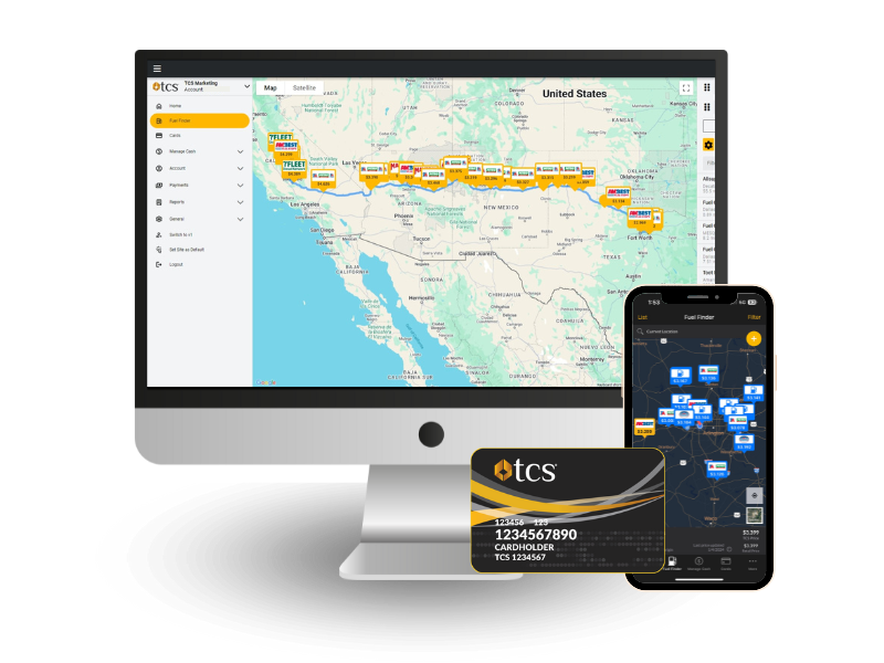 TCS Fuel Finder and Fuel Card